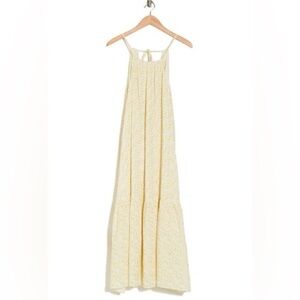 FRNCH ANETH FLORAL COTTON DRESS IN CREAM